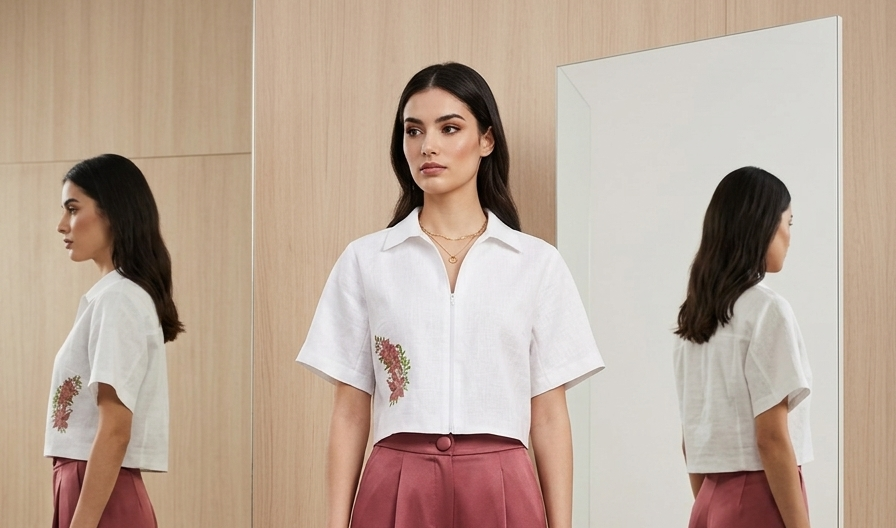 Modelo luciendo diseño de Kristien Van Der Feyer KVF
Descubre las colecciones de moda de Kristien Van Der Feyer (KVF). Diseños únicos, elegancia y vanguardia en cada pieza. ¡Visita la web oficial!